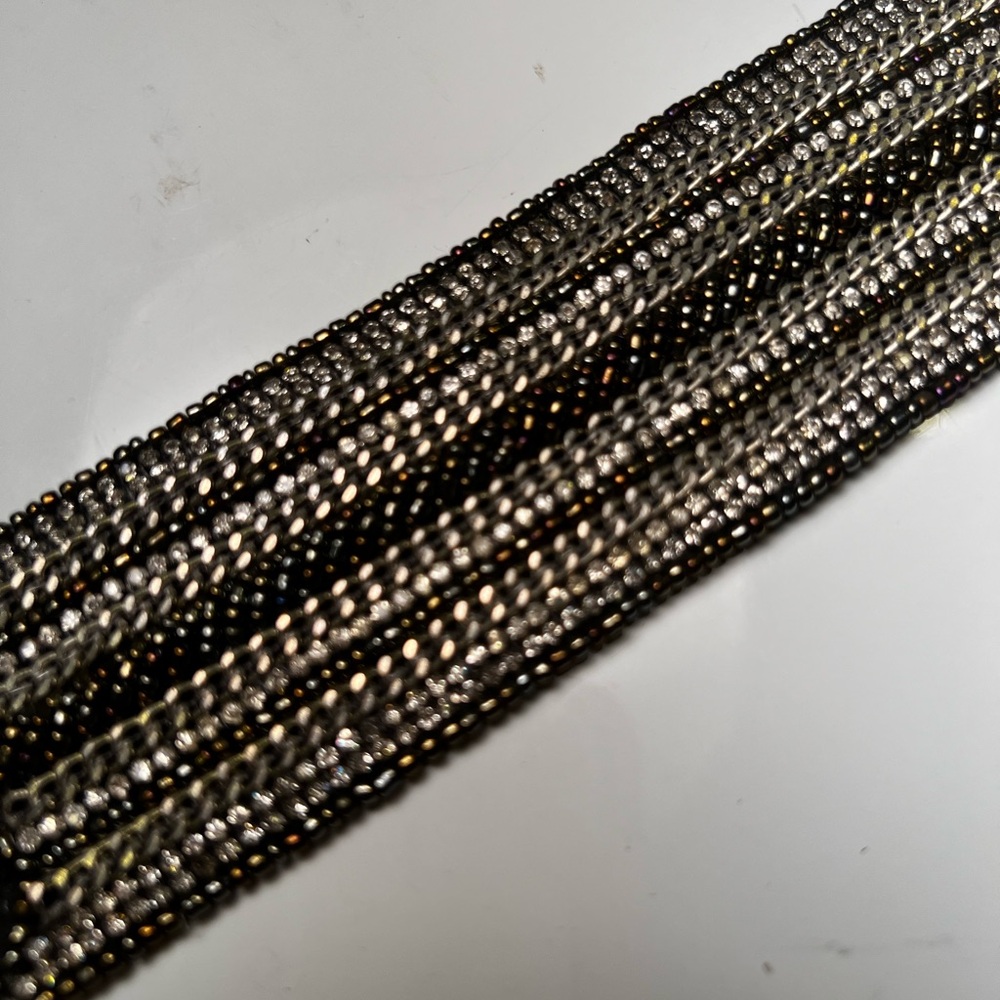 Beaded Bracelet with Snap Closure